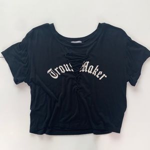Trouble Maker Crop Top